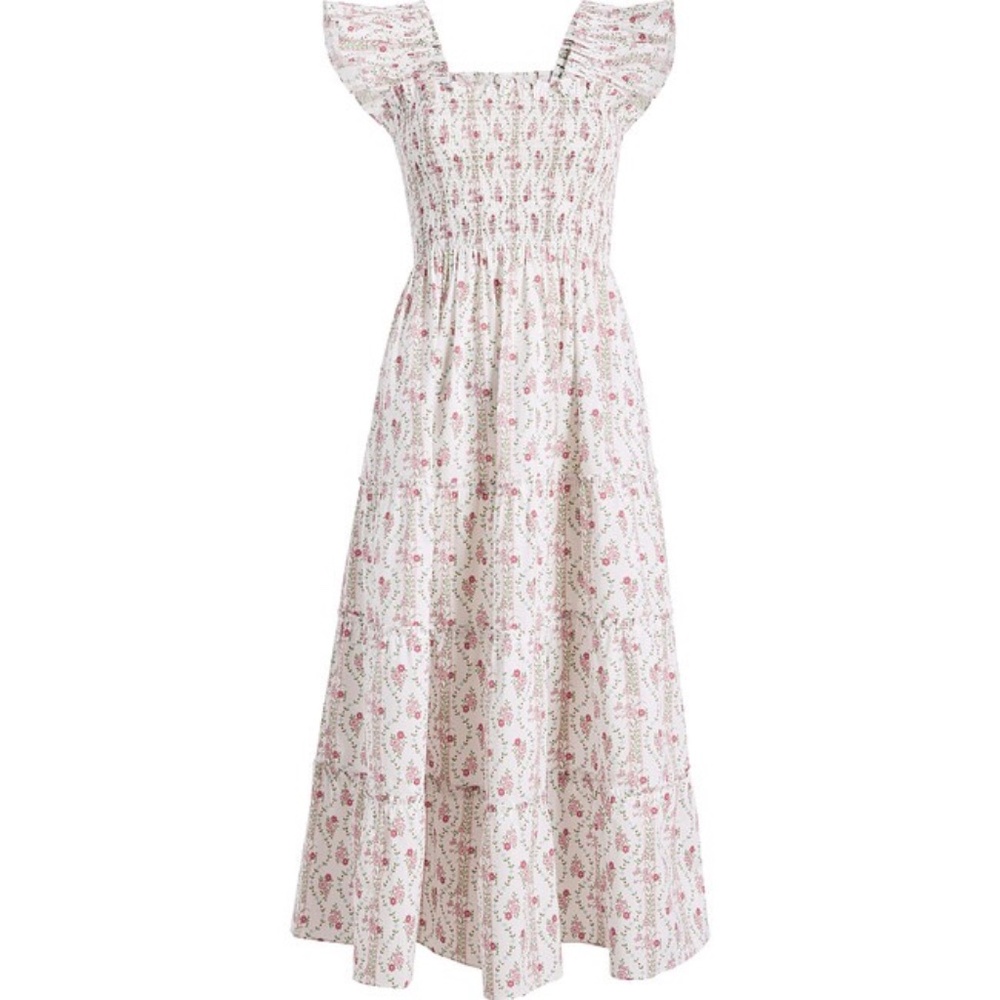 Ellie Nap Dress in Pink Vine